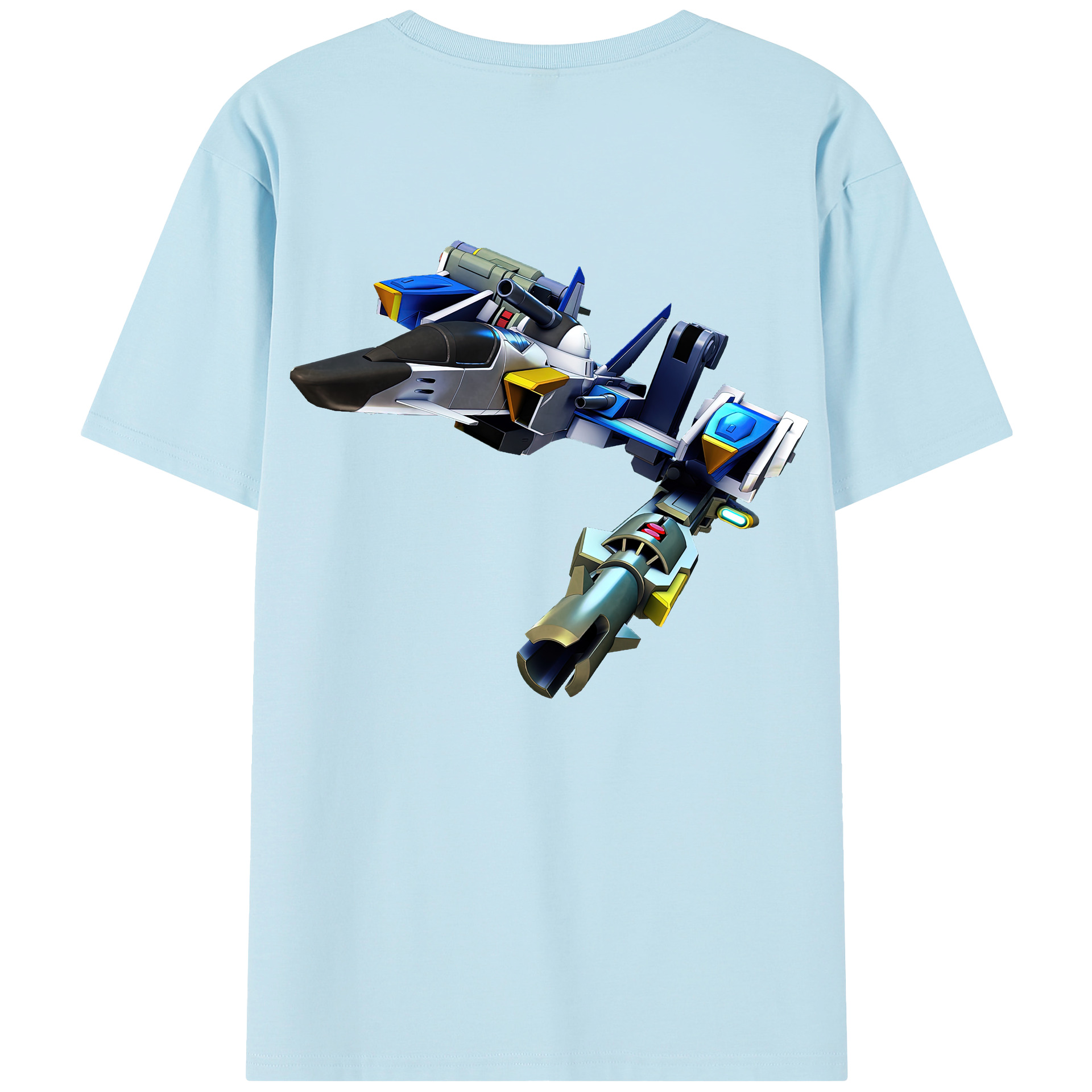 （画像用） 機動戦士ガンダム Mobile Suit Gundam 綿100％半袖Tシャツ（背面プリント）
